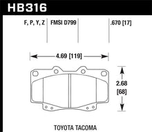 Load image into Gallery viewer, Hawk HPS Street Brake Pads