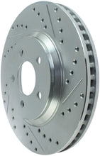 Load image into Gallery viewer, StopTech Select Sport 05-10 Ford Mustang GT Slotted and Drilled Front Left Rotor
