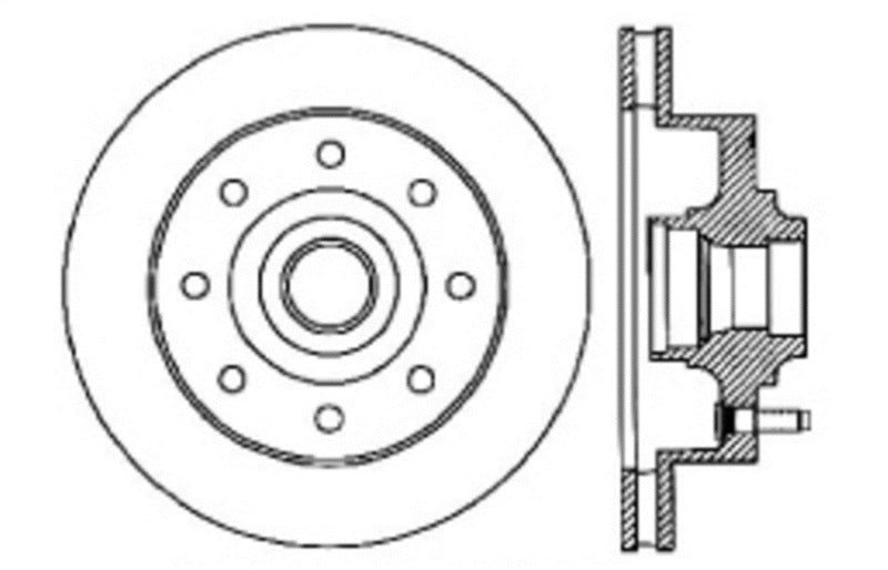 StopTech Slotted & Drilled Sport Brake Rotor