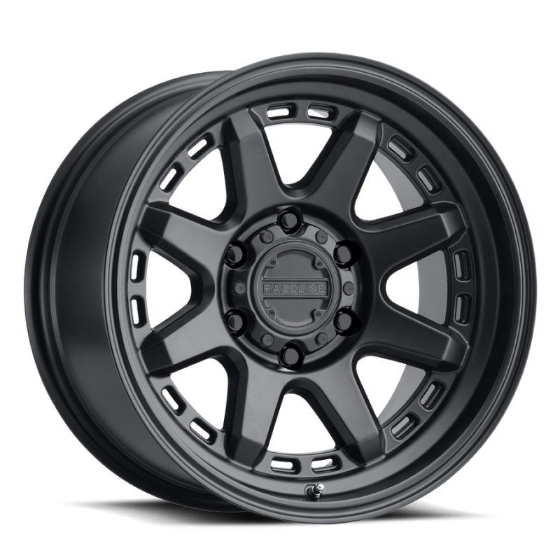 Raceline 947B Scout 17x8.5in / 5x127 BP / 0mm Offset / 78.1mm Bore - Satin Black Wheel