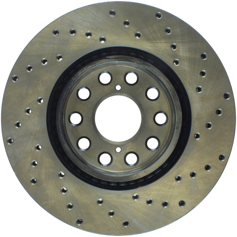 StopTech 5/93-98 Toyota Supra (Exc Turbo) Drilled Right Front Rotor
