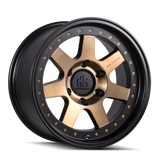 Mayhem 8300 Prodigy 18x9 / 8x170 BP / 0mm Offset / 130.8mm Hub Matte Black w/ Bronze Tint Wheel