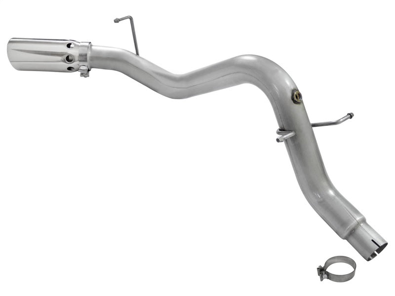 aFe LARGE BORE HD 3.5in DPF-Back Alum Exhaust w/Polished Tip 2016 GM Colorado/Canyon 2.8L (td)