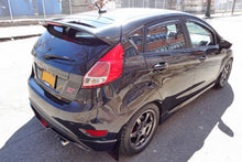 Load image into Gallery viewer, Rally Armor 13-19 USDM Ford Fiesta ST Black UR Mud Flap w/ White Logo
