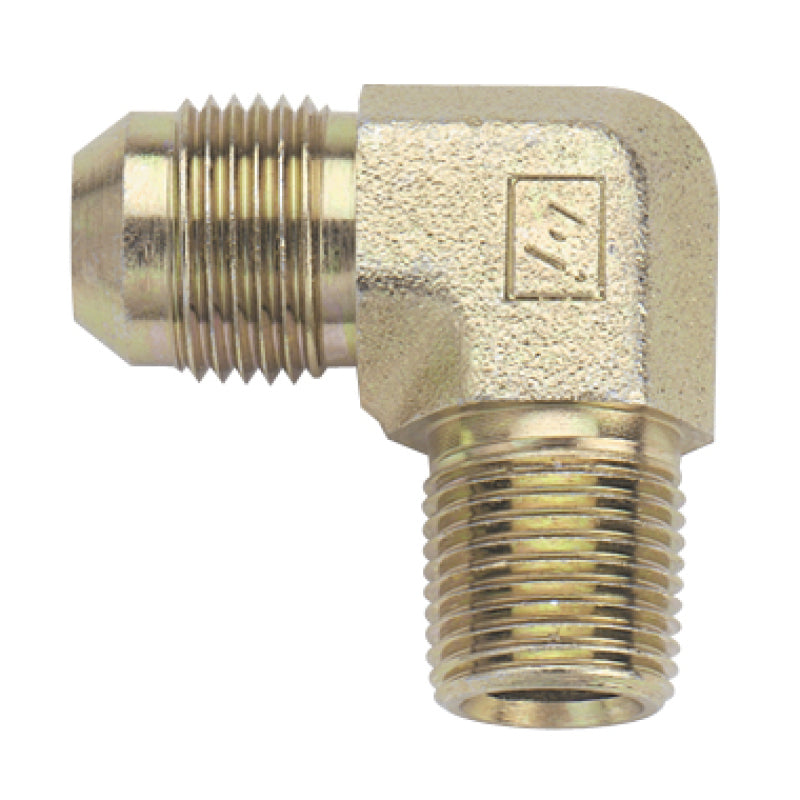 Fragola -10AN x 1/2 NPT 90 Degree Adapter - Steel