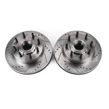 Load image into Gallery viewer, Power Stop 08-2012 Ford F-350 Super Duty Front Drilled &amp; Slotted Rotor - Pair