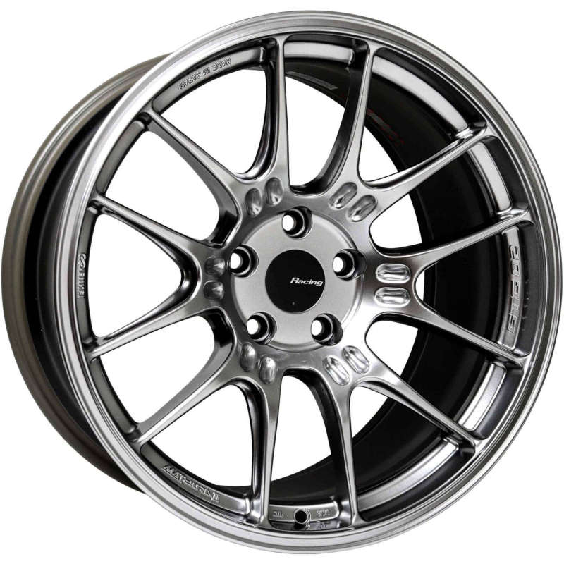 Enkei GTC02 18x8.5 5x114.3 43mm Offset 75mm Bore Hyper Silver Wheel