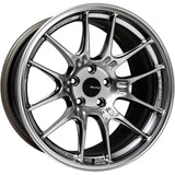 Enkei GTC02 18x10.5 5x114.3 22mm Offset 75mm Bore Hyper Silver Wheel (Special Order/No Cancellation)