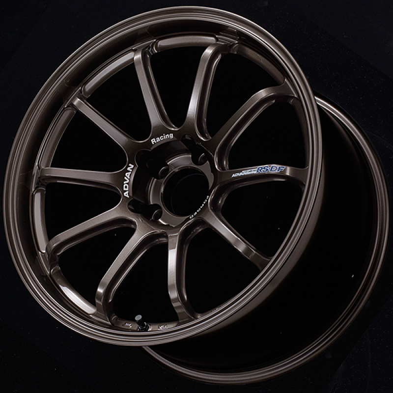 Advan RS-DF Progressive 18x9.5 +12 5-114.3 Dark Bronze Metallic Wheel