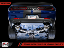 Load image into Gallery viewer, AWE Tuning 2017+ Dodge Challenger 5.7L Touring Edition Exhaust - Resonated - Diamond Black Quad Tips