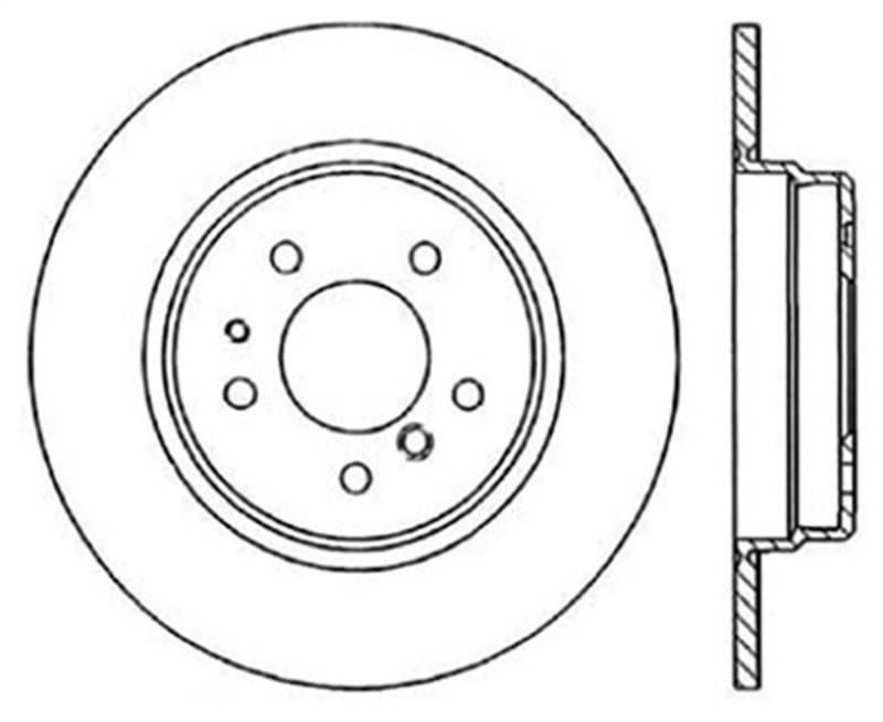 StopTech Slotted & Drilled Sport Brake Rotor