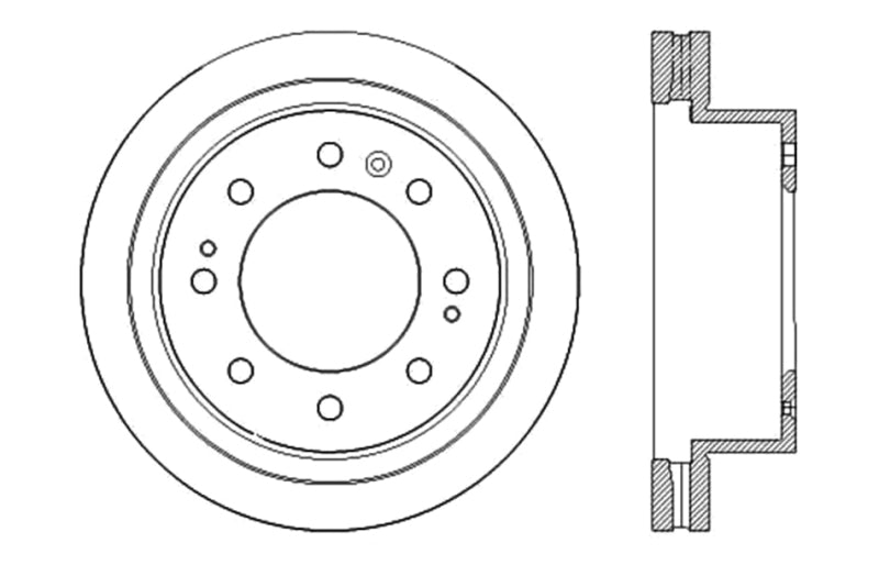 StopTech Slotted & Drilled Sport Brake Rotor