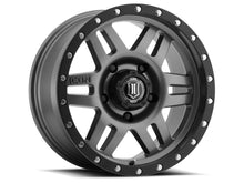 Load image into Gallery viewer, ICON Six Speed 17x8.5 5x150 25mm Offset 5.75in BS 116.5mm Bore Gun Metal Wheel