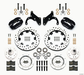 Wilwood Forged Dynalite Front Kit 12.19in Drilled 69-70 Impala Drum/Disc 69-82 Vette