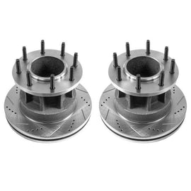 Power Stop 08-2012 Ford F-350 Super Duty Front Drilled & Slotted Rotor - Pair