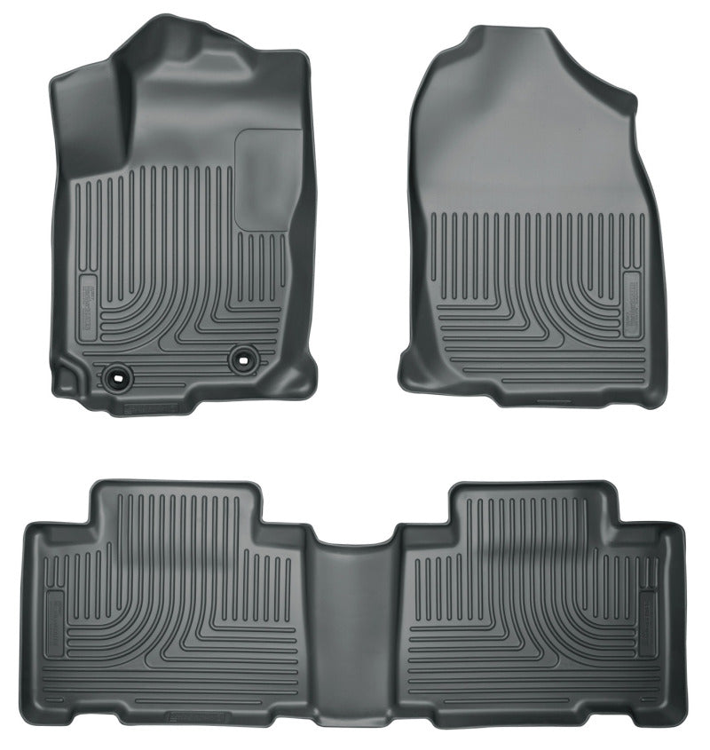 Husky Liners 2013 Honda Accord WeatherBeater Black Front & 2nd Seat Floor Liners (4-Door Sedan Only) - GTR Auto