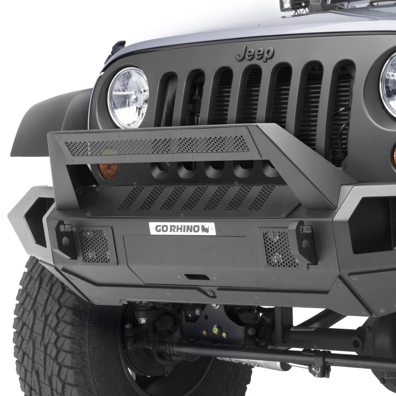 Go Rhino 07-20 Jeep Wrangler JL/JLU/JK/JKU/Gladiator JT Trailline 20 Light Mount Bar - GTR Auto