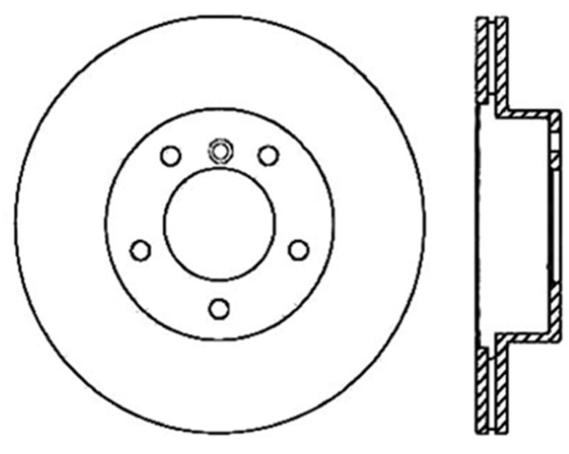 StopTech Slotted & Drilled Sport Brake Rotor