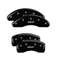 Load image into Gallery viewer, MGP Front set 2 Caliper Covers Engraved Front 2015/Civic Black finish silver ch