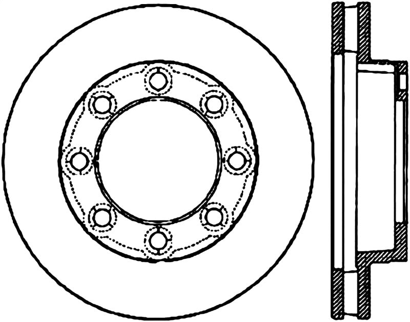 StopTech Drilled Sport Brake Rotor