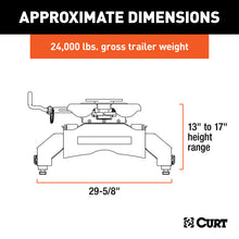 Load image into Gallery viewer, Curt Q24 5th Wheel Hitch w/GM Puck System Legs