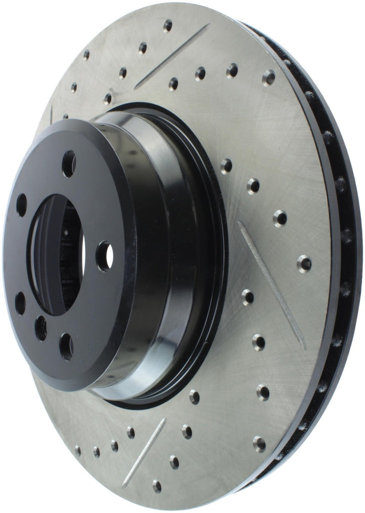 StopTech 02-05 BMW 745i/745Li/06-08 750i/750Li/03-08 760I/760Li Slotted & Drilled Right Front Rotor