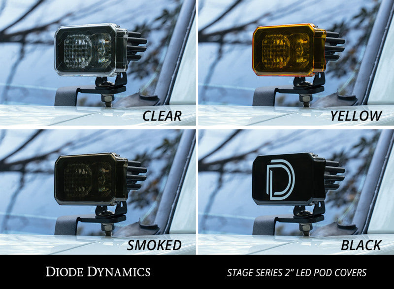 Diode Dynamics Stage Series 2 In LED Pod Cover Black Each