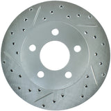 StopTech Select Sport 95-01 Ford Explorer / 98-02 Ranger 4WD Slotted and Drilled Right Front Rotor