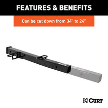 Load image into Gallery viewer, Curt Receiver Tube Adapter (2-1/2in to 2in Shank 4500lbs GTW 34in Length)