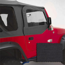 Load image into Gallery viewer, Rugged Ridge Upper Soft Door Kit Black Denim 97-06 Jeep Wrangler