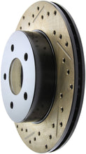 Load image into Gallery viewer, StopTech Sport Drilled &amp; Slotted Rotor- Rear Right