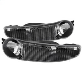 xTune GMC Sierra Denali 00-06 Bumper Lights Black CBL-GD00-BK