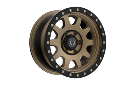 BH02 17X9 ET12 6X139.7 106.1 Cone Bronze / Black Lip - GTR Auto