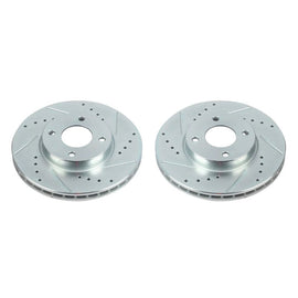 Power Stop 18-19 Nissan Kicks Front Evolution Drilled & Slotted Rotors - Pair