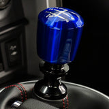 Raceseng Ashiko Shift Knob (Gate 5 Engraving) M12x1.5mm Adapter - Blue Translucent