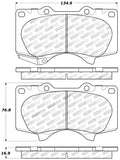 StopTech Performance 03-09 Lexus GX 470 Front Brake Pads