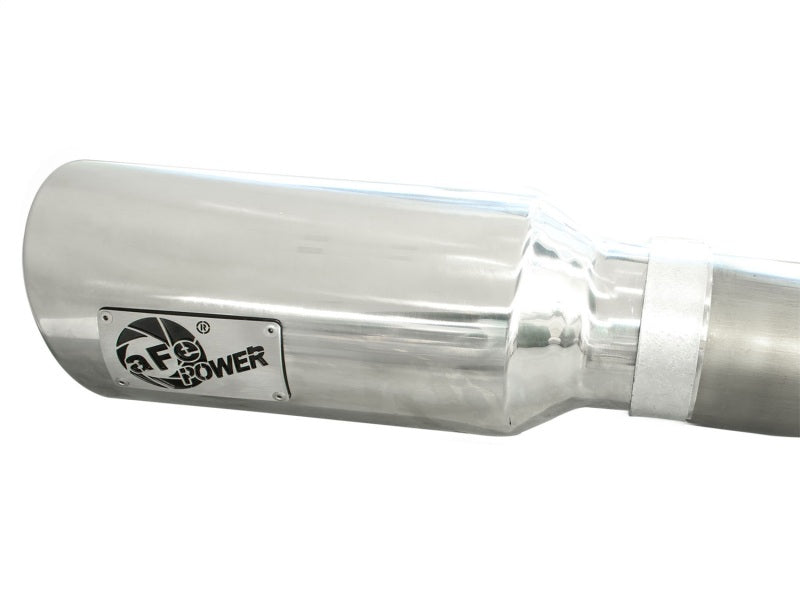 aFe MACHForce XP DPF-Back Exhaust 3in SS w/ 5in Polished Tips 2014 Dodge Ram 1500 V6 3.0L EcoDiesel