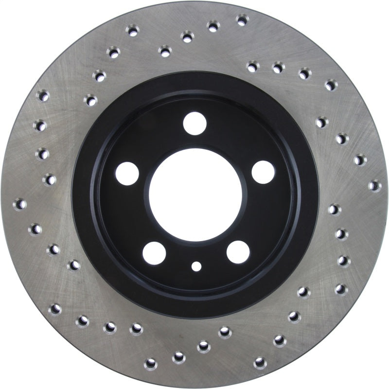 StopTech 03-06 VW Golf GTi (vented rear discs) Drilled Left Rear CRYO Rotor