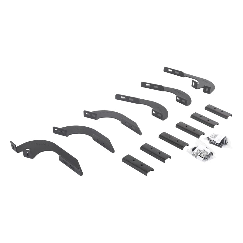 Go Rhino 05-22 Toyota Tacoma DC 4DR Mounting Brackets (V-Series V3/RB10 Slim/RB20 Slim) - Tex. Blk - GTR Auto
