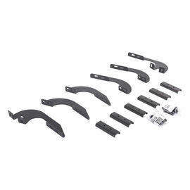 Go Rhino 05-22 Toyota Tacoma DC 4DR Mounting Brackets (V-Series V3/RB10 Slim/RB20 Slim) - Tex. Blk - GTR Auto