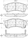 StopTech Performance 93-97 Ford Probe / 93-97 Mazda MX-6/93-02 626 Front Brake Pads