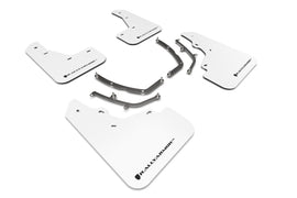 Rally Armor 19-25 Mazda3 Hatchback White UR Mud Flap w/Black Logo