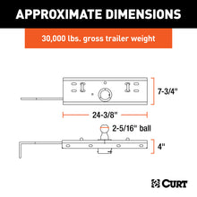 Load image into Gallery viewer, Curt 99-07 Ford F-250 Super Duty Double Lock Gooseneck Hitch