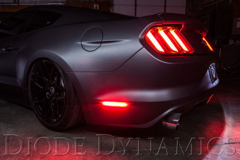 Diode Dynamics 15-21 Ford Mustang LED Sidemarkers - Red (set)