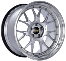 Load image into Gallery viewer, BBS LM-R 19x10 5x120 ET20 Diamond Silver Center Diamond Cut Lip Wheel -82mm PFS/Clip Required