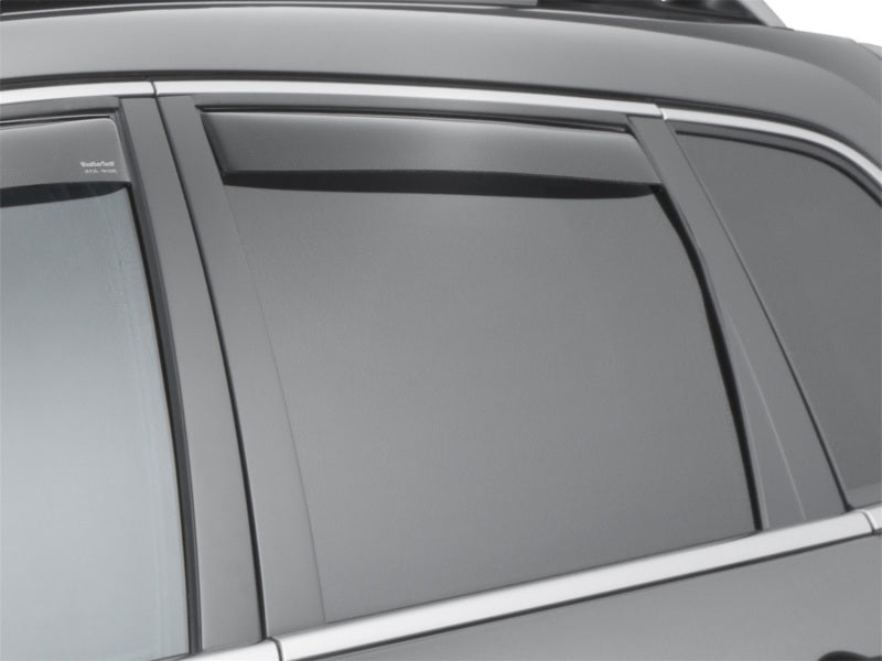 WeatherTech 14+ Jeep Cherokee Rear Side Window Deflectors - Dark Smoke