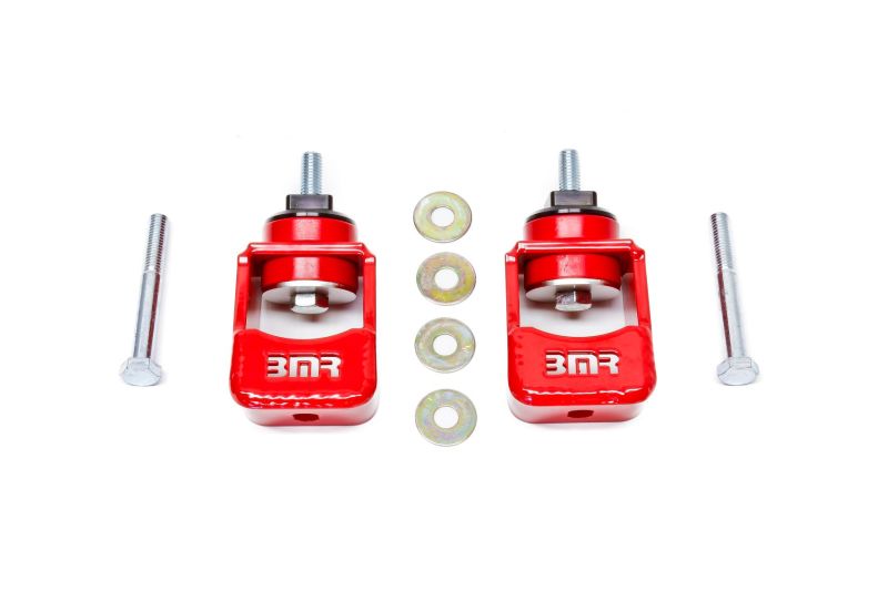 BMR 10-15 5th Gen Camaro Motor Mount Kit (Polyurethane) - Red (Spacers Not Included) - GTR Auto