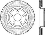 StopTech 11-13 Jeep Grand Cherokee Front Left Cryo Slotted Sport Brake (Excludes SRT8)