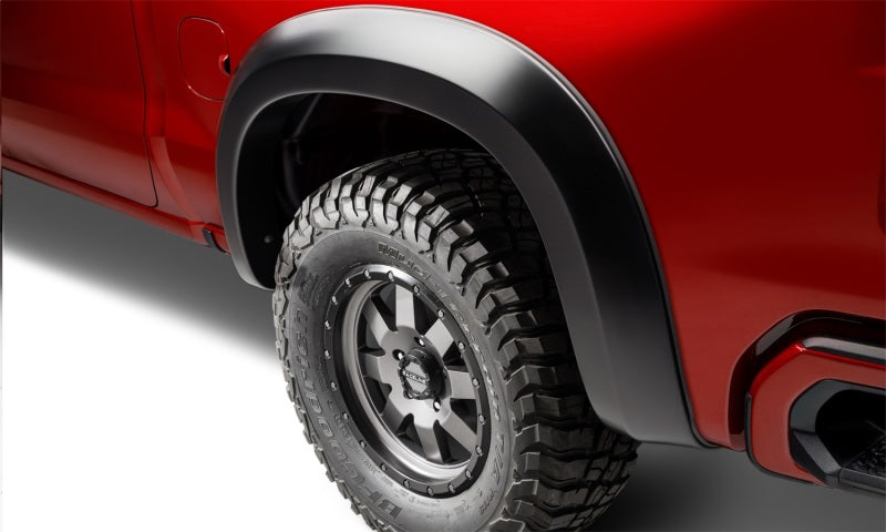 Bushwacker 19-21 Chevrolet Silverado 1500 Extend-A-Fender Style Flares 2pc 78.8in Bed - Black