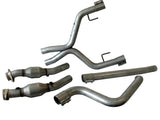 BBK 05-09 Mustang 4.0 V6 True Dual Cat Back Exhaust Conversion Kit With X pipe
